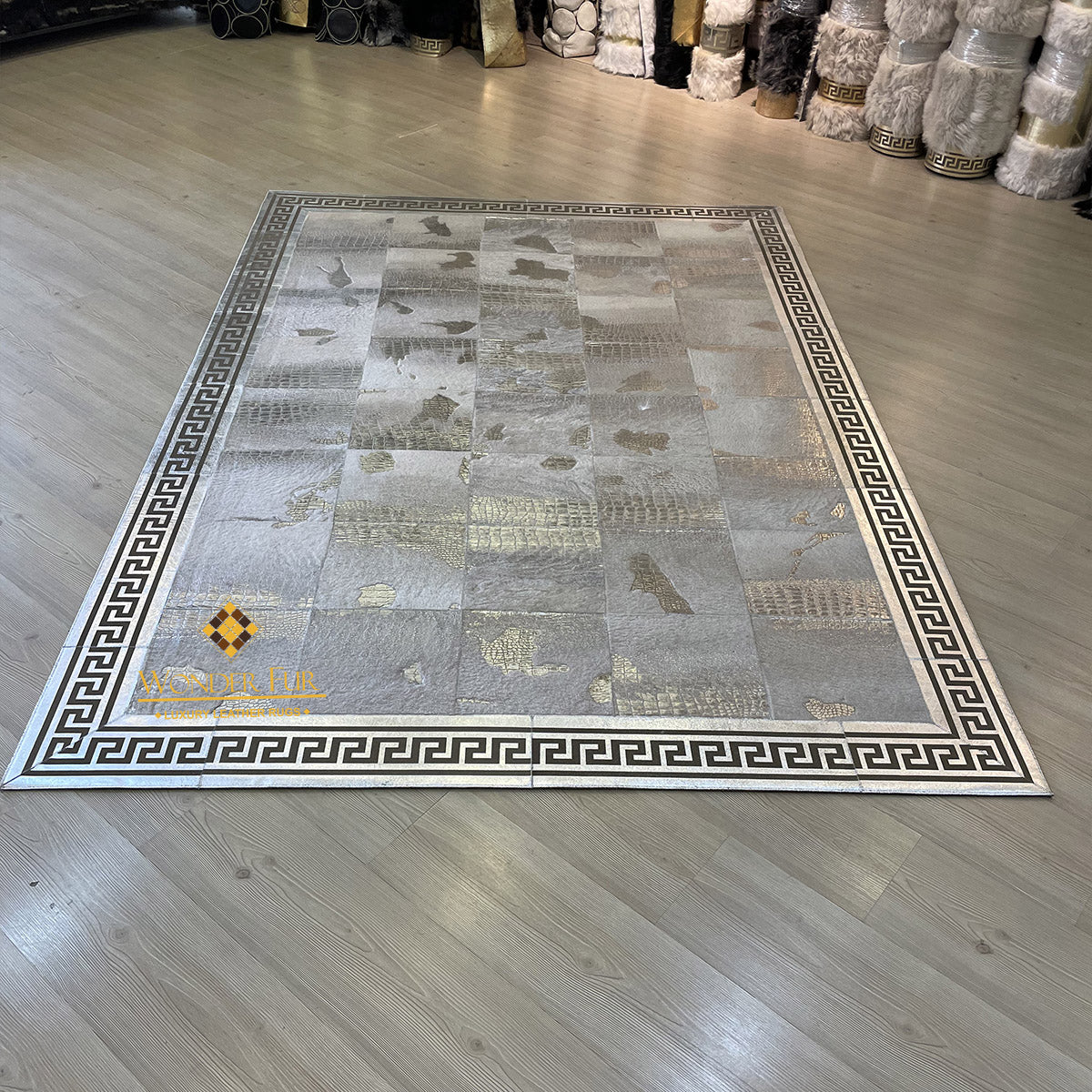 Natural Sheep Leather Premium Quality Area Rug - Elegance and Comfort