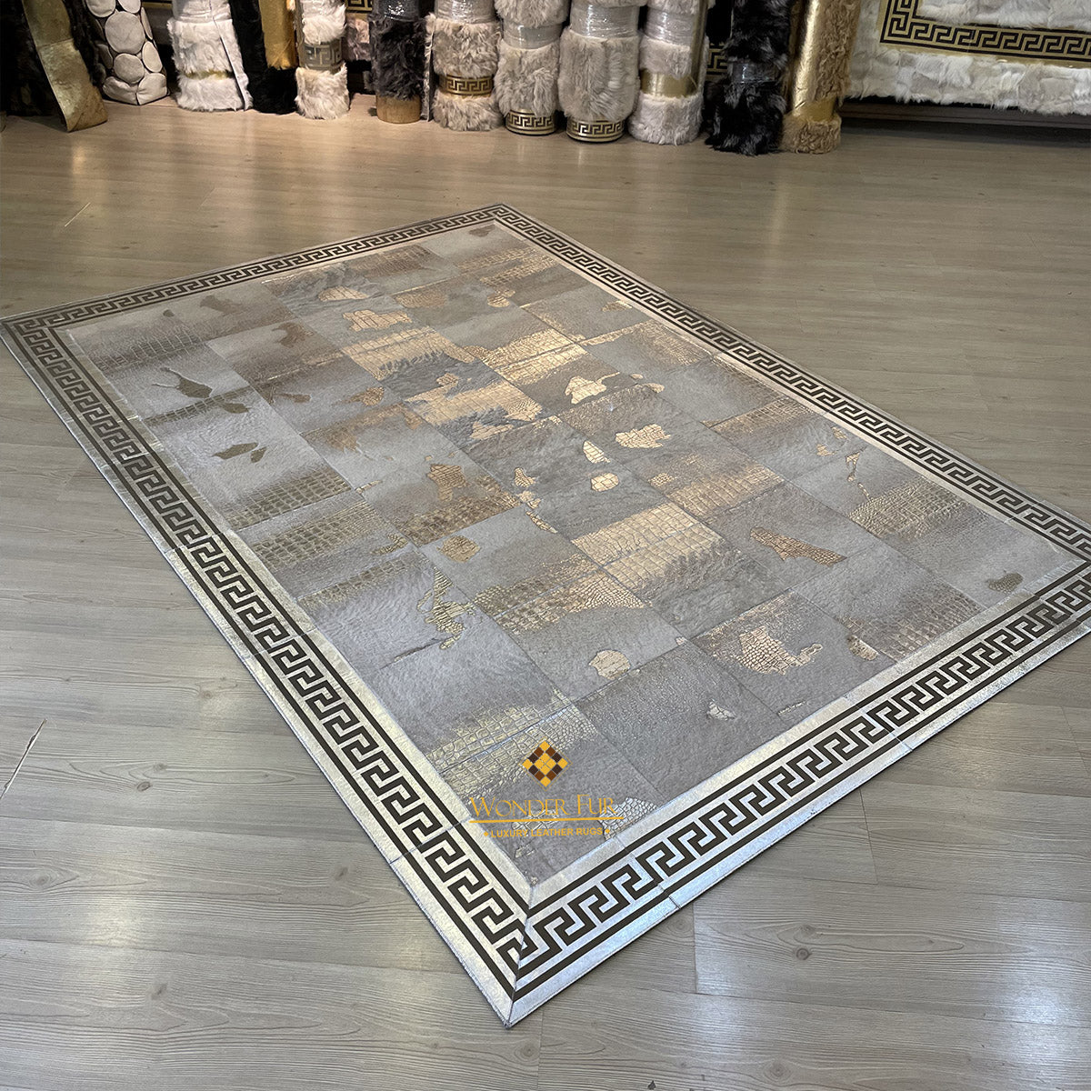 Natural Sheep Leather Premium Quality Area Rug - Elegance and Comfort