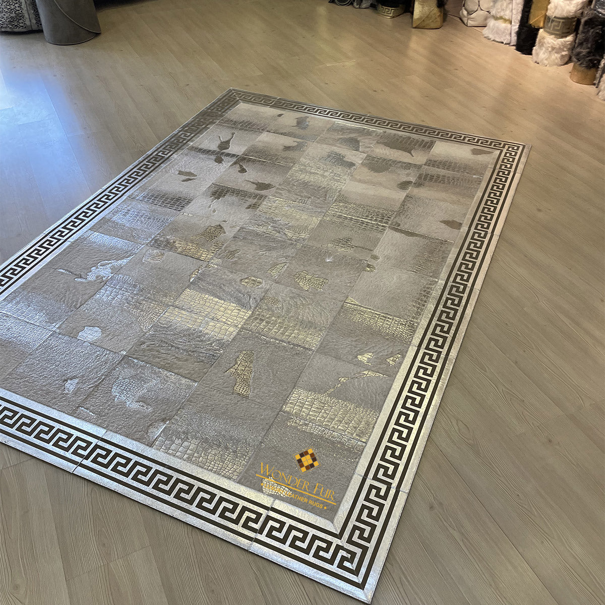 Natural Sheep Leather Premium Quality Area Rug - Elegance and Comfort