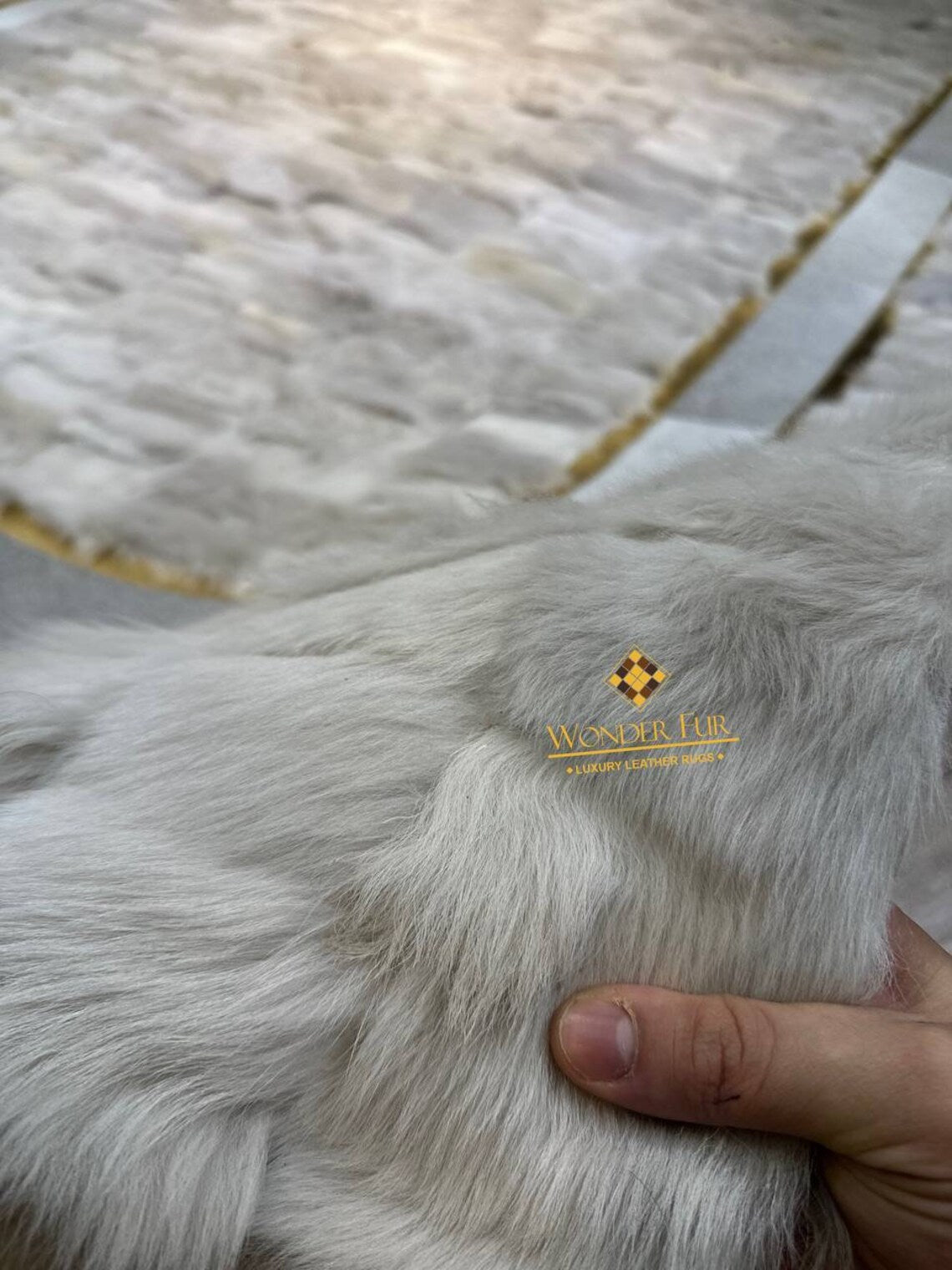 Luxury White Sheepskin Rug, Fluffy rug White Soft Area 8 x 10 Rug, Floor Fur Rug, Shaggy Rug, Luxury Plush Living Room Rug, Sheep Skin Rug