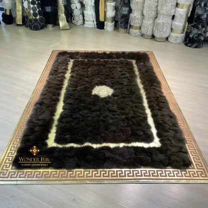 Fox Fur Area Rug for Home Decor