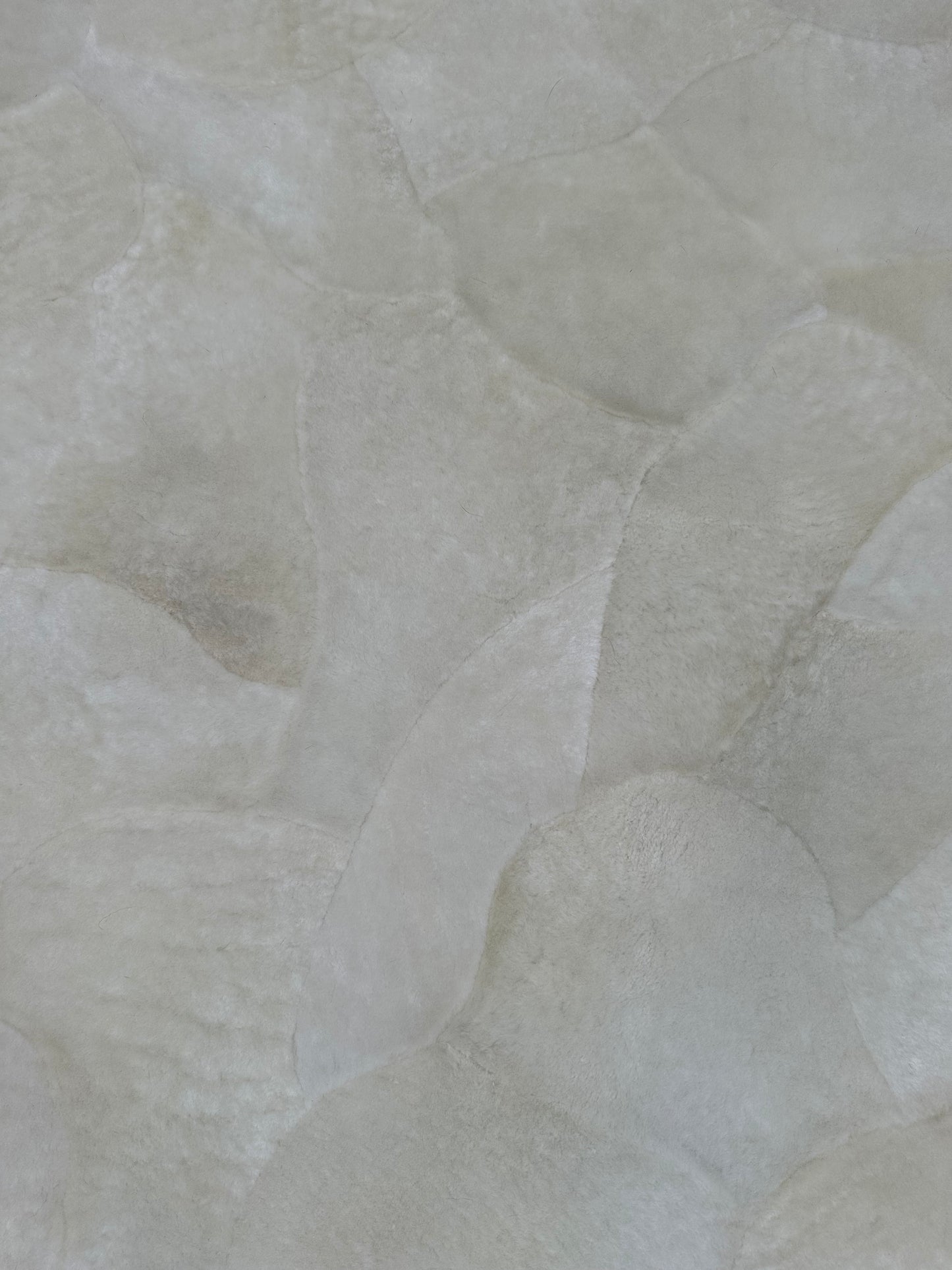 Handmade Natural Bej Lambakin FurRug, 100% Handmade Shaggy Sheepskin Carpet