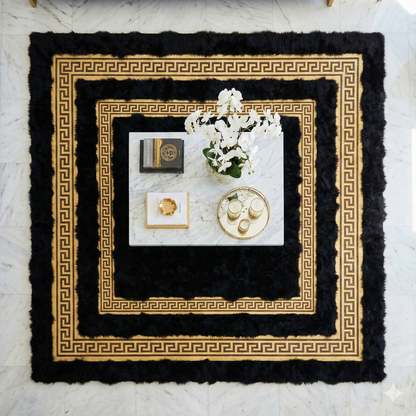 luxury Large Sheepskin Area Rug 6X8, Throw Wool Rug