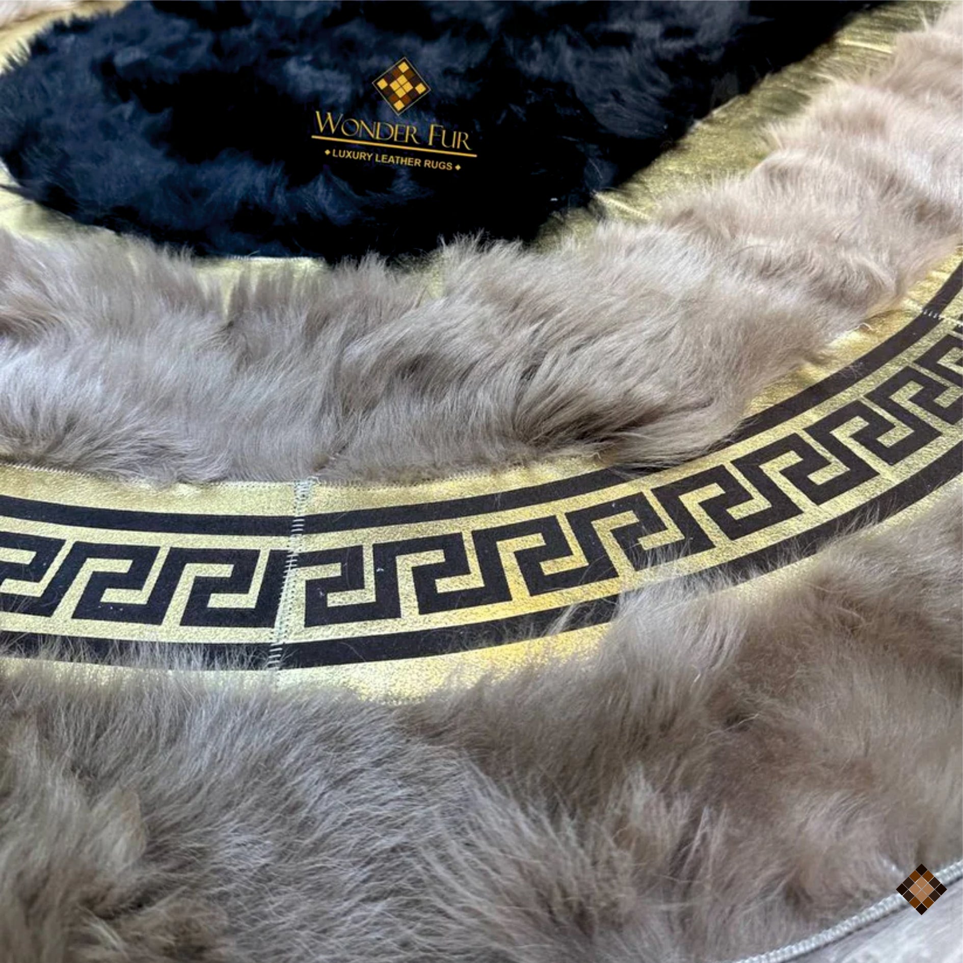 Genuine Brown Sheepskin Runner Rug – Handmade Luxury Hallway Accent - WONDERFURRUG