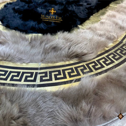 Genuine Brown Sheepskin Runner Rug – Handmade Luxury Hallway Accent - WONDERFURRUG
