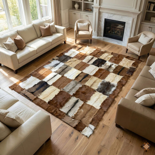 Goatskin Area Rug