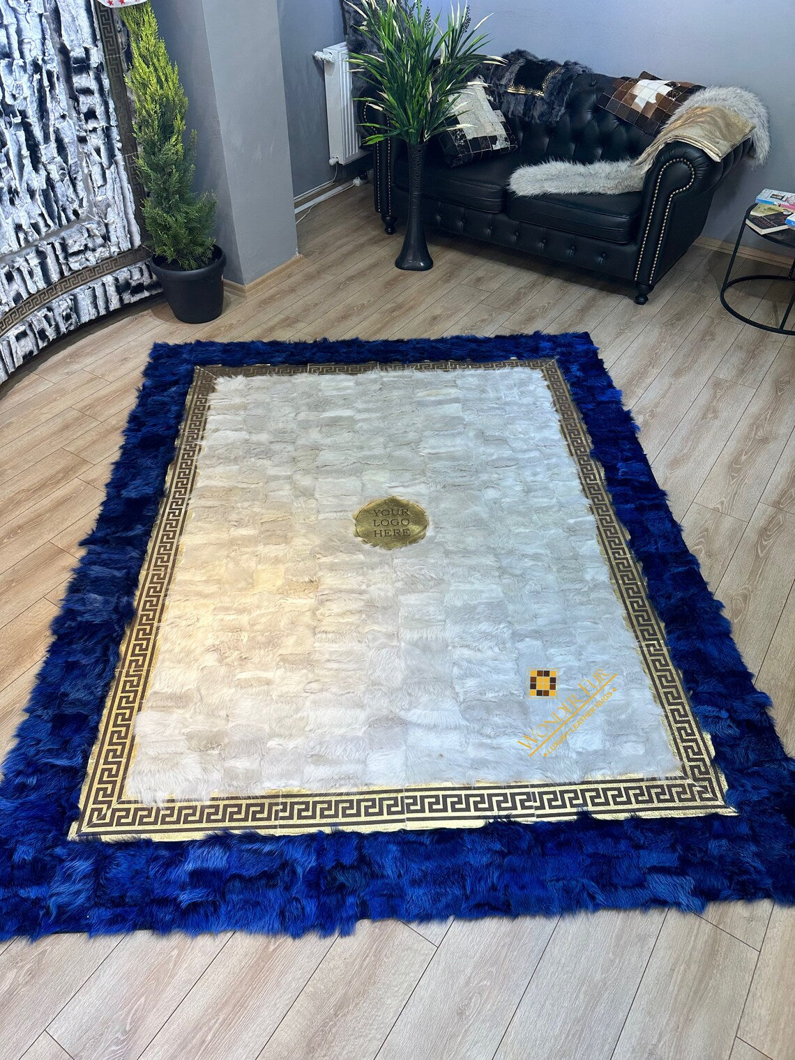 Luxury Handmade Natural Fur Rugs | Sheepskin, Cowhide, Goat, Rabbit ...