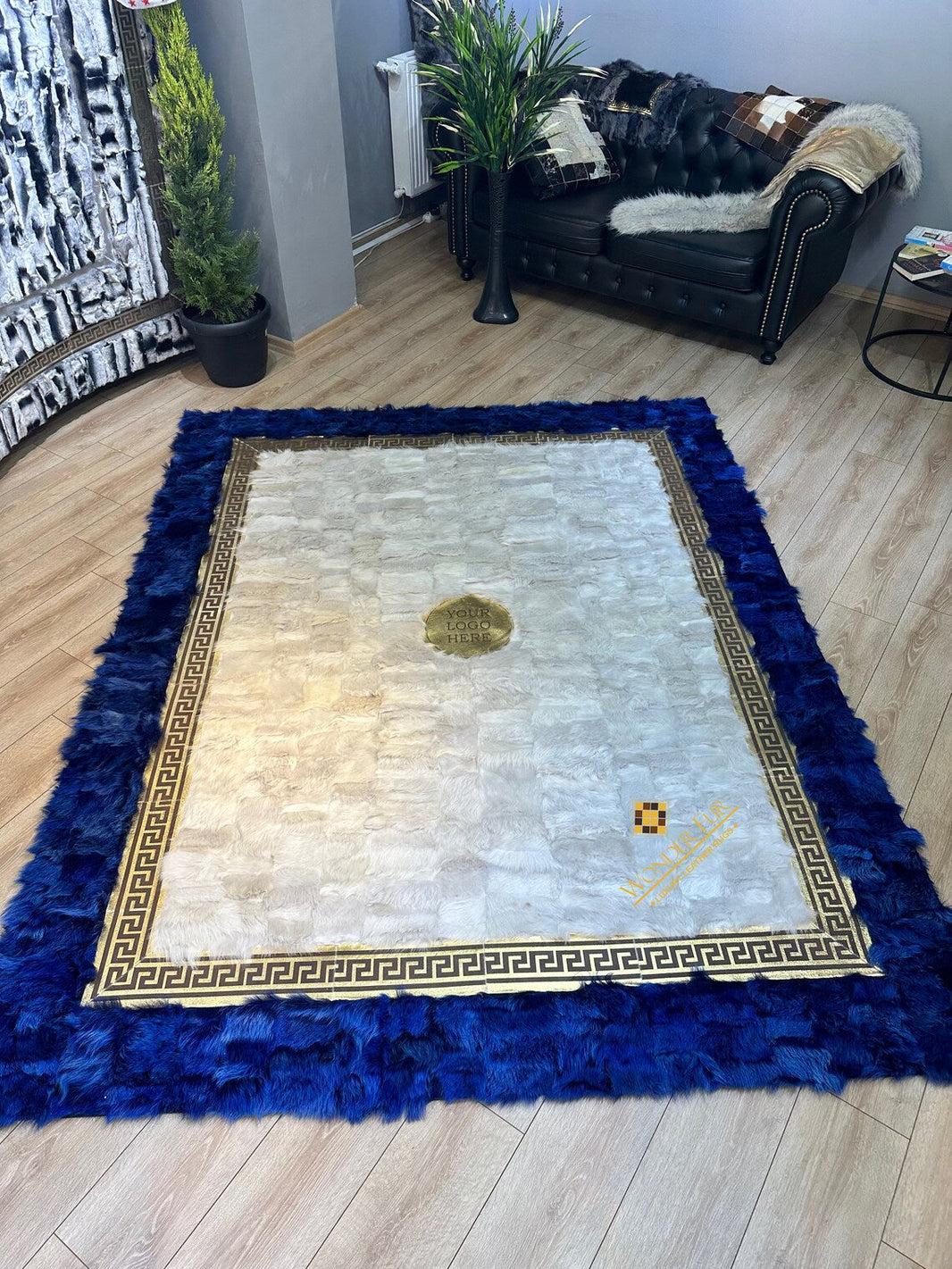 Luxury Handmade Natural Fur Rugs | Sheepskin, Cowhide, Goat, Rabbit ...