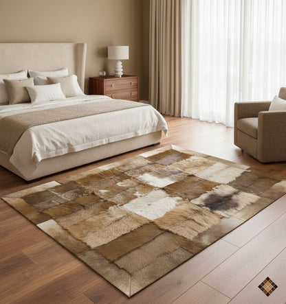 Organic Balance Handmade Goatskin Rug