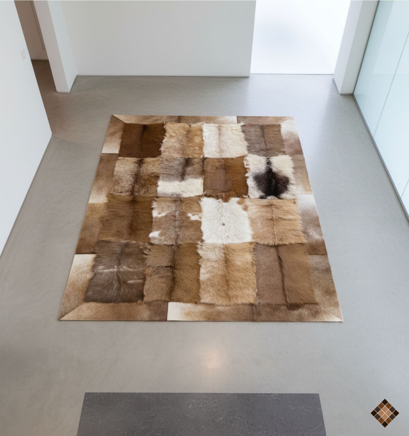 Organic Balance Handmade Goatskin Rug