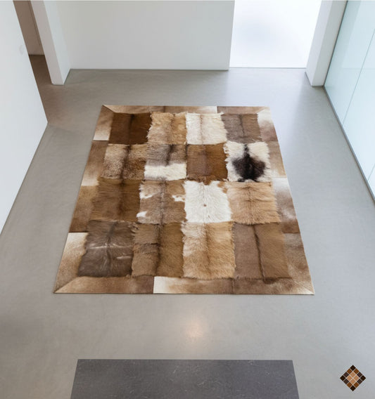 Organic Balance Handmade Goatskin Rug