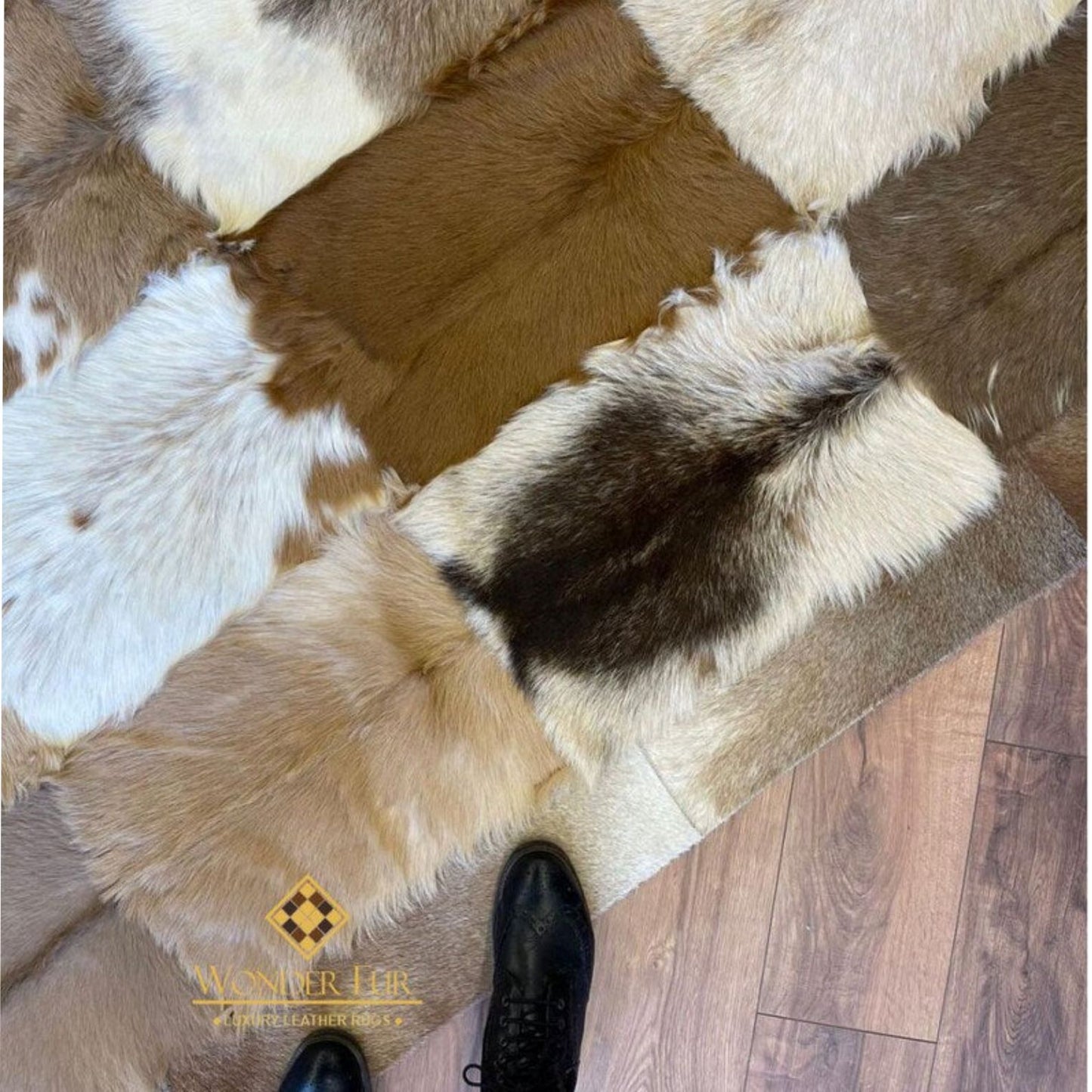 Organic Balance Handmade Goatskin Rug