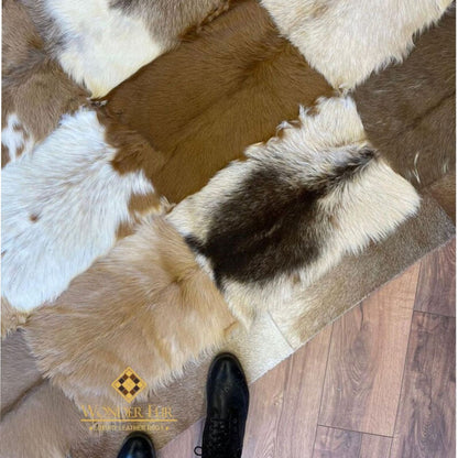 Organic Balance Handmade Goatskin Rug