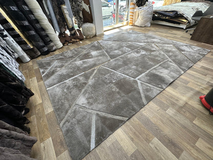 Natural Beige Lambskin Area Rug - Custom Sheepskin Floor Rug