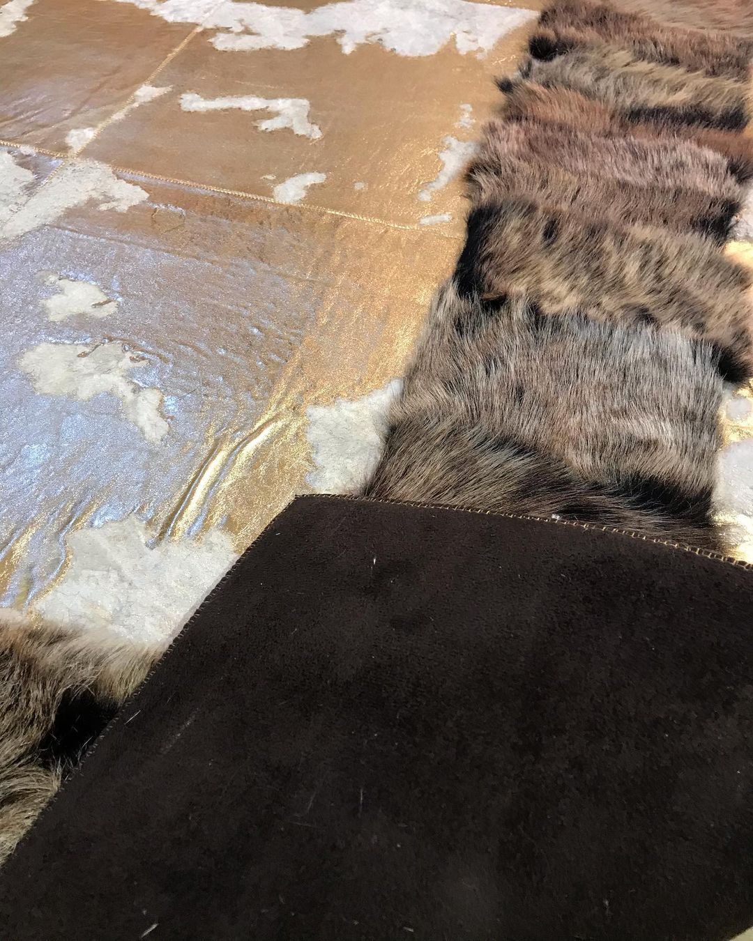 Unique Design High Quality Natural Sheepskin Rug, Handmade Elegant Piece