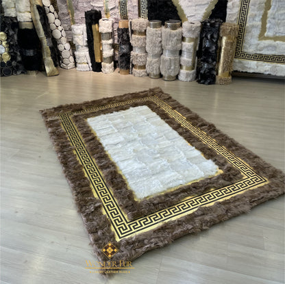 Soft Fluffy Natural Sheepskin Fur Rug, Rug for Bedroom Living Room