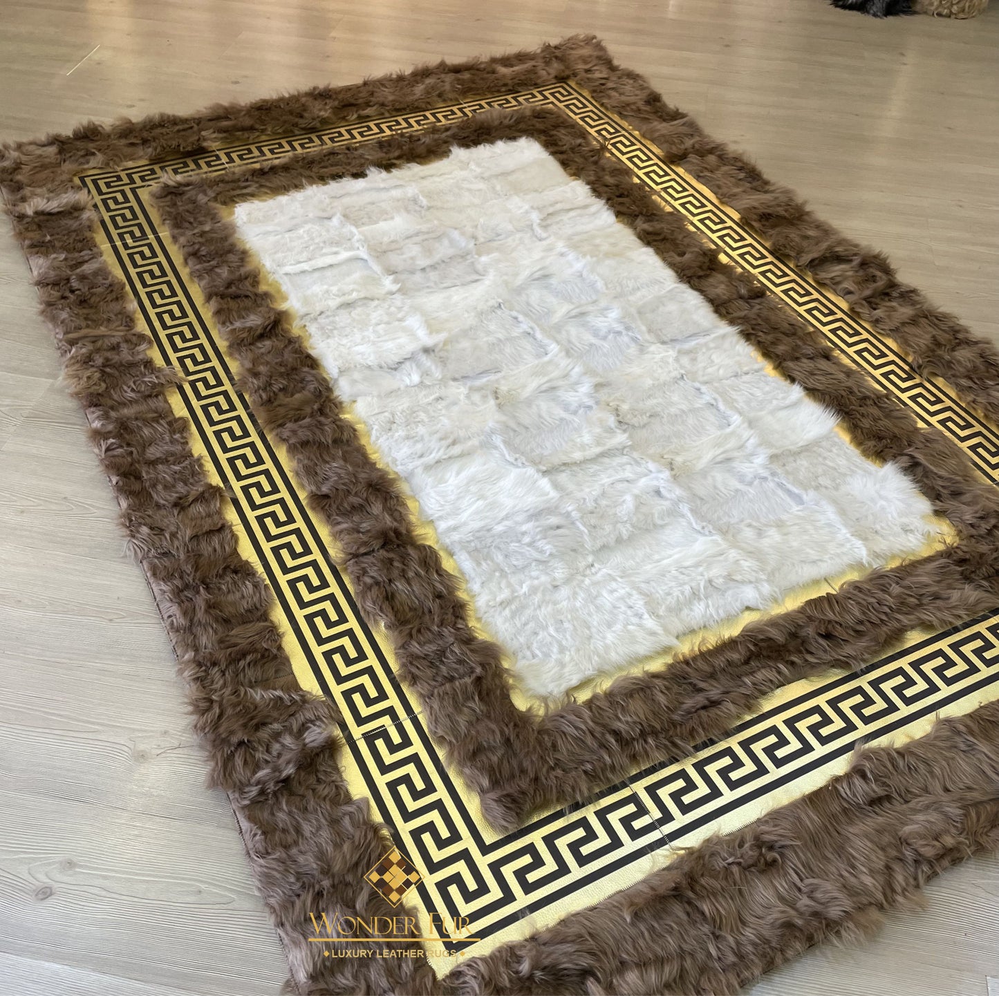 Soft Fluffy Natural Sheepskin Fur Rug, Rug for Bedroom Living Room