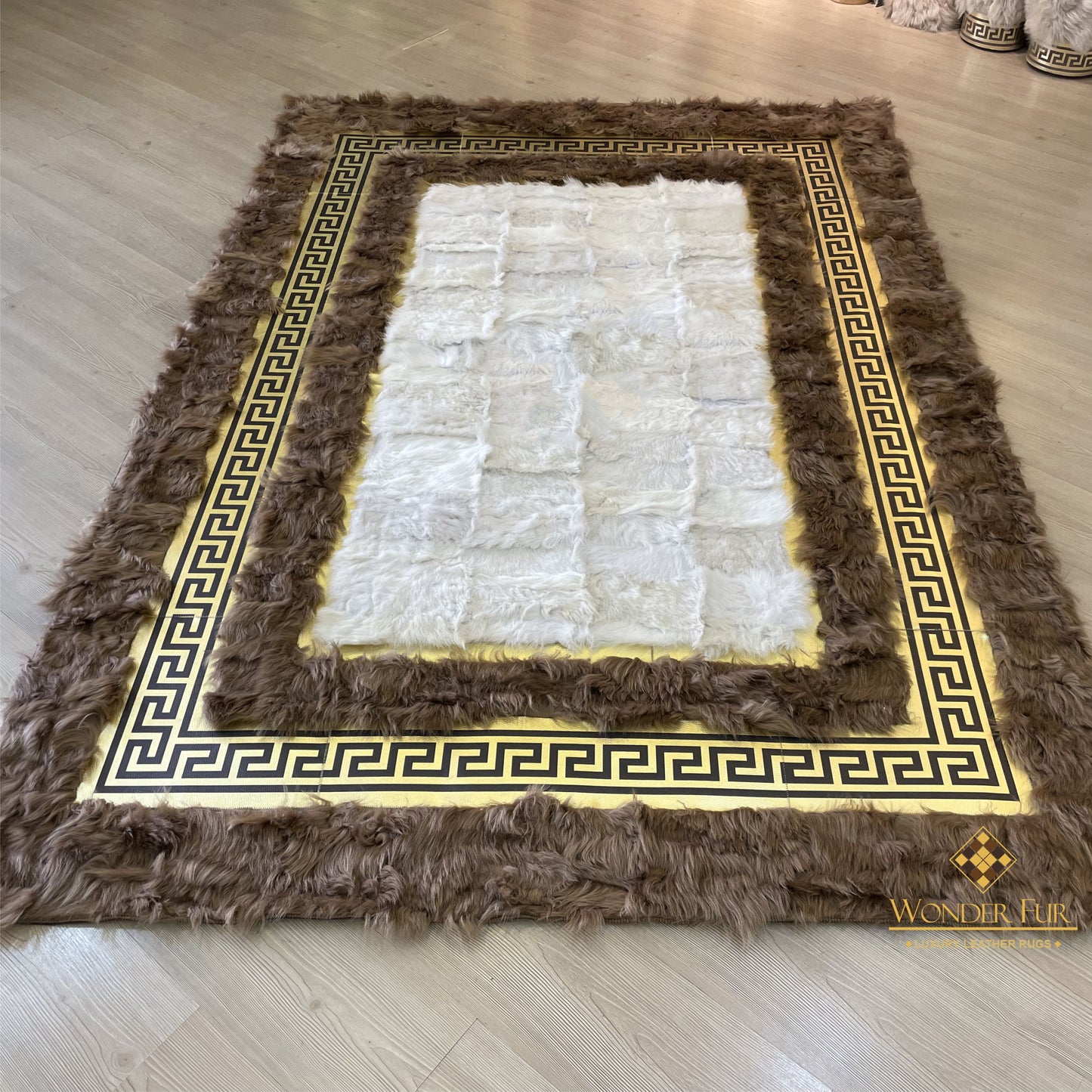 Soft Fluffy Natural Sheepskin Fur Rug, Rug for Bedroom Living Room