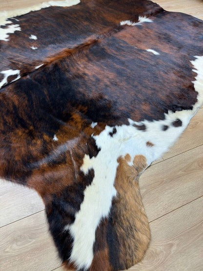 Natural Speckled Calfskin Decor Rug, Real Cow Hide Modern Carpet